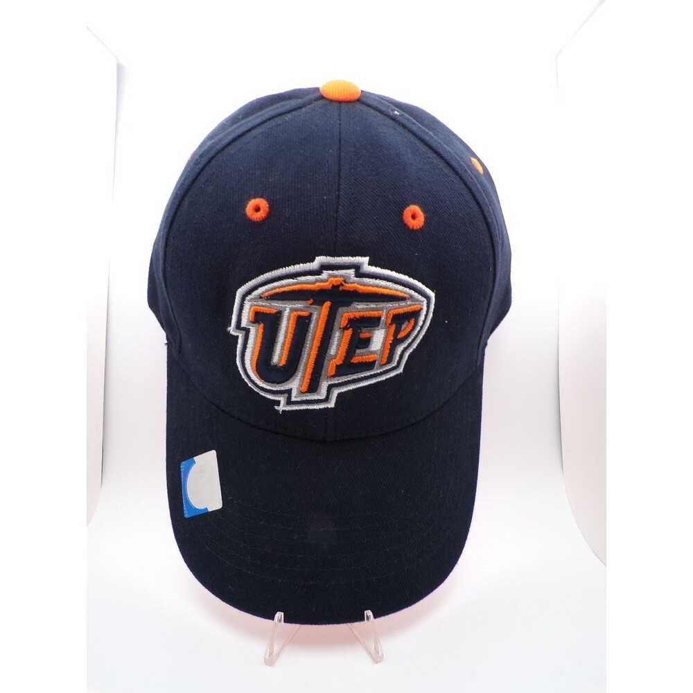 Men's UTEP Miners Navy Adjustable Baseball Cap Strapback College Hat